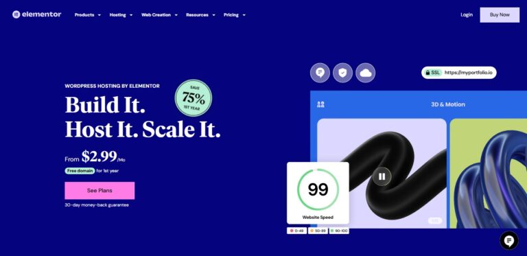 Elementor Cloud Web Hosting Review