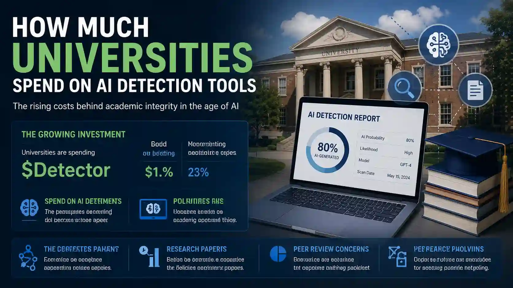 How Much Universities Spend on AI Detection Tools