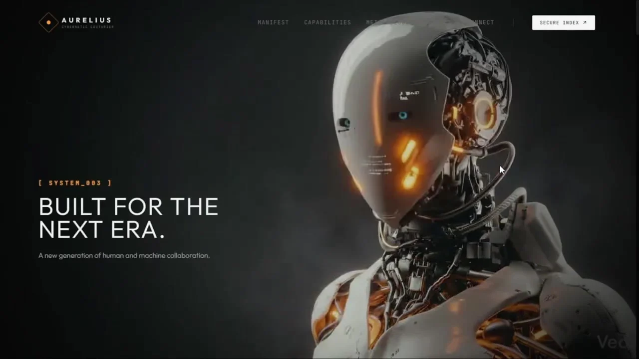 How to Build a Futuristic 3D Website with AI