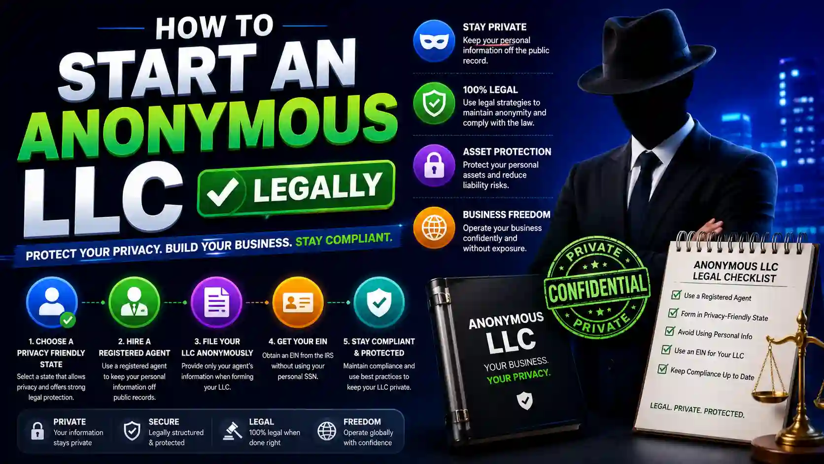 How to Start an Anonymous LLC