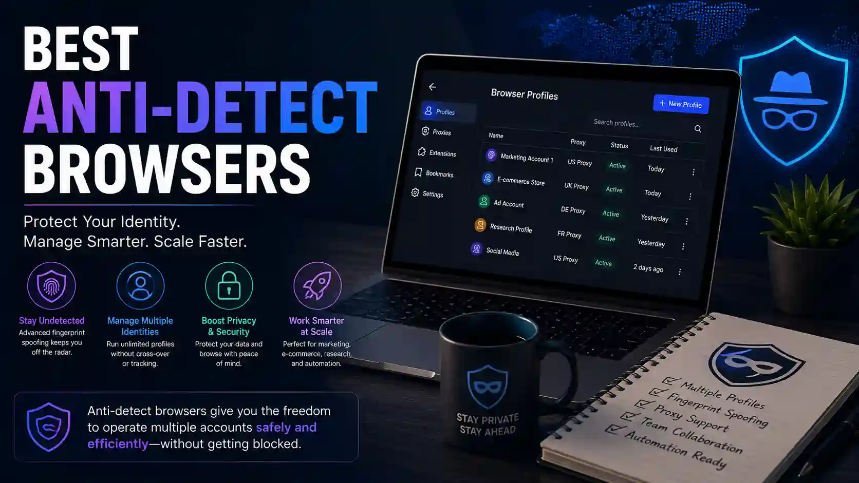 Best Anti-Detect Browsers