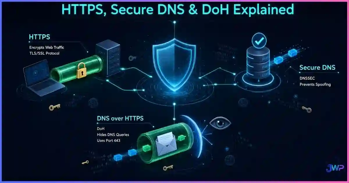 HTTPS Secure DNS and DNS over HTTPS