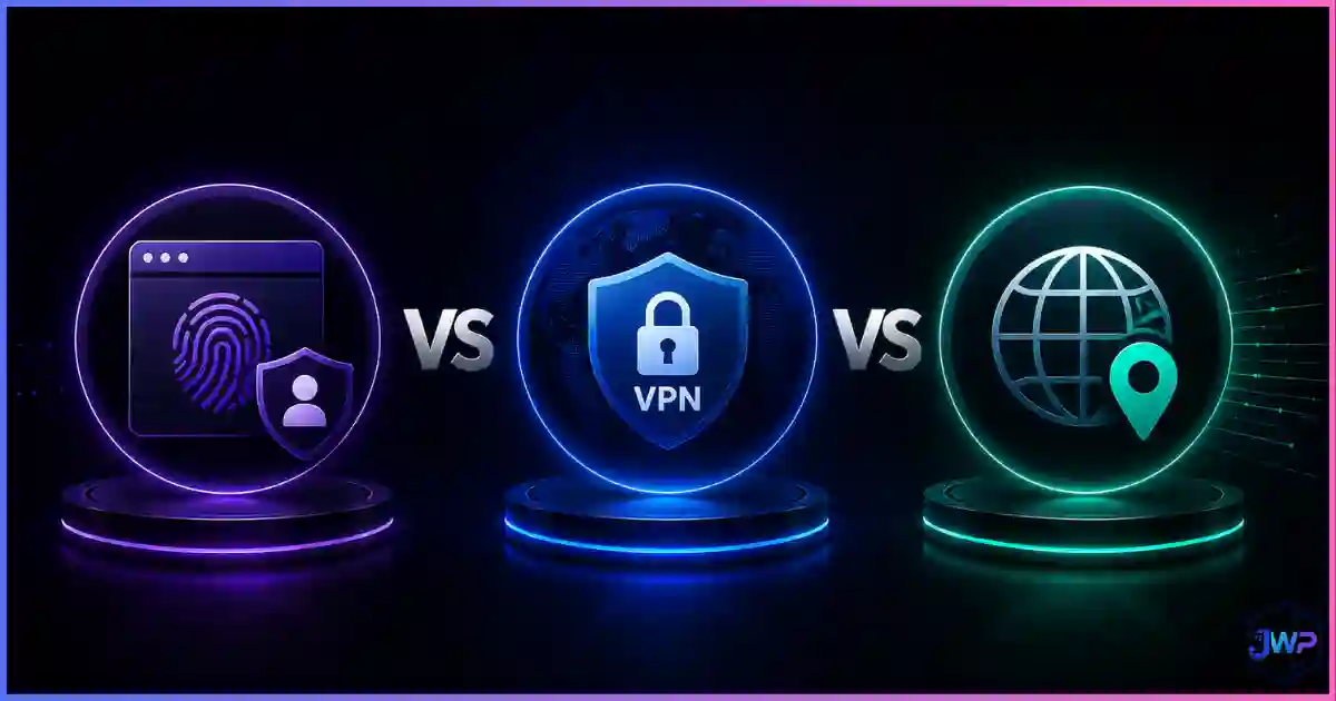 Anti-Detect Browser vs VPN vs Proxy